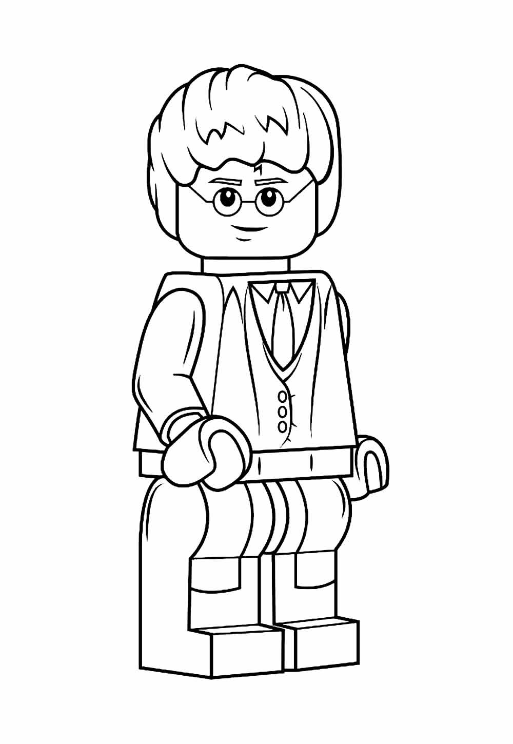 Desenho Harry Potter Lego Pintar