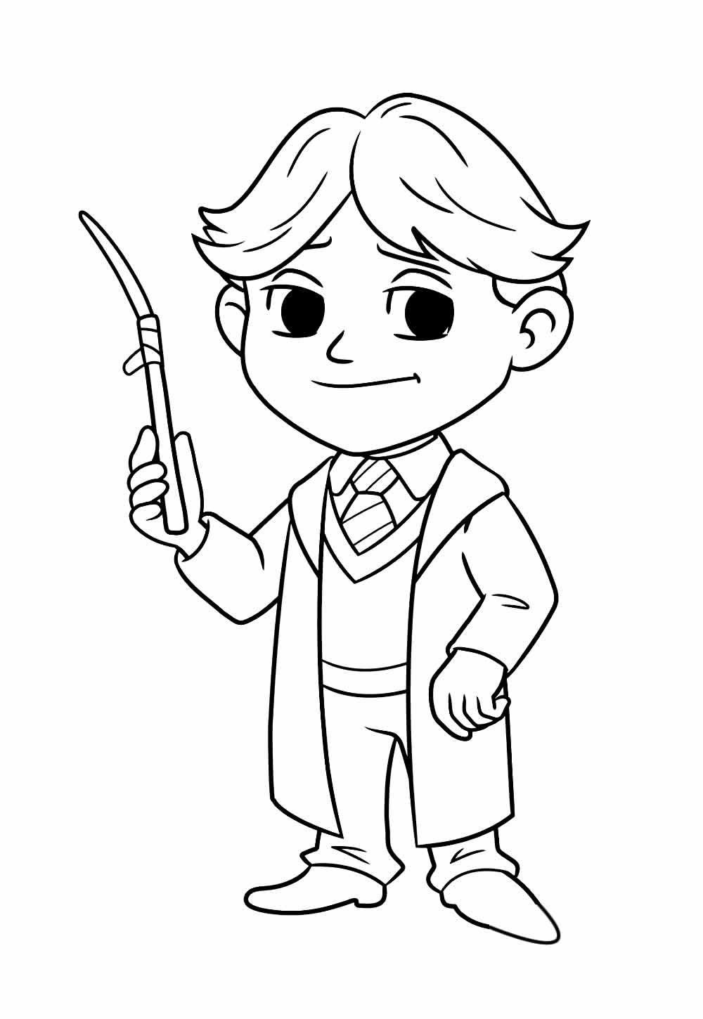 Desenho para pintar - Harry Potter