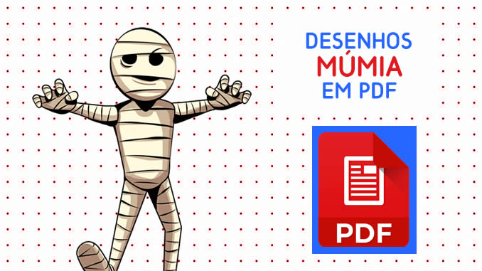 Desenhos de Múmia em PDF