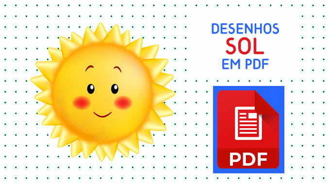 Desenhos de Sol em PDF