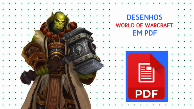 Desenhos de World of Warcraft em PDF