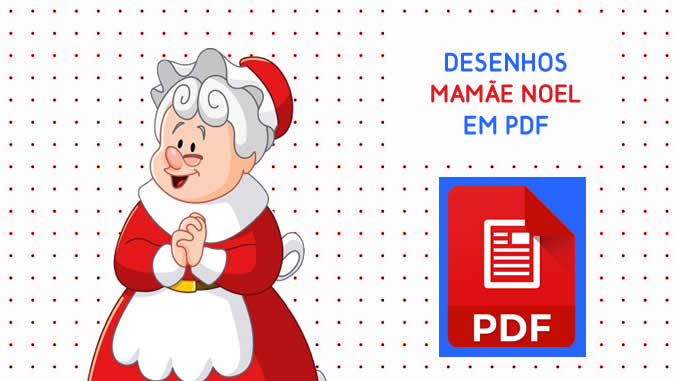 Desenhos da Mamãe Noel em PDF