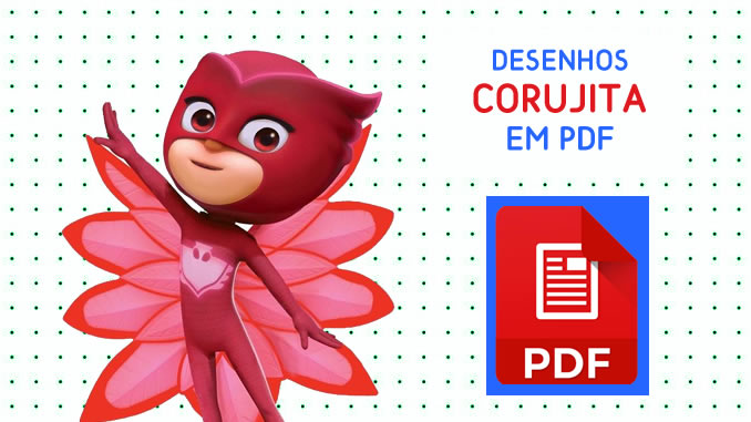 Desenhos de Corujita em PDF