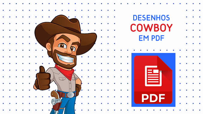 Desenhos de Cowboy em PDF