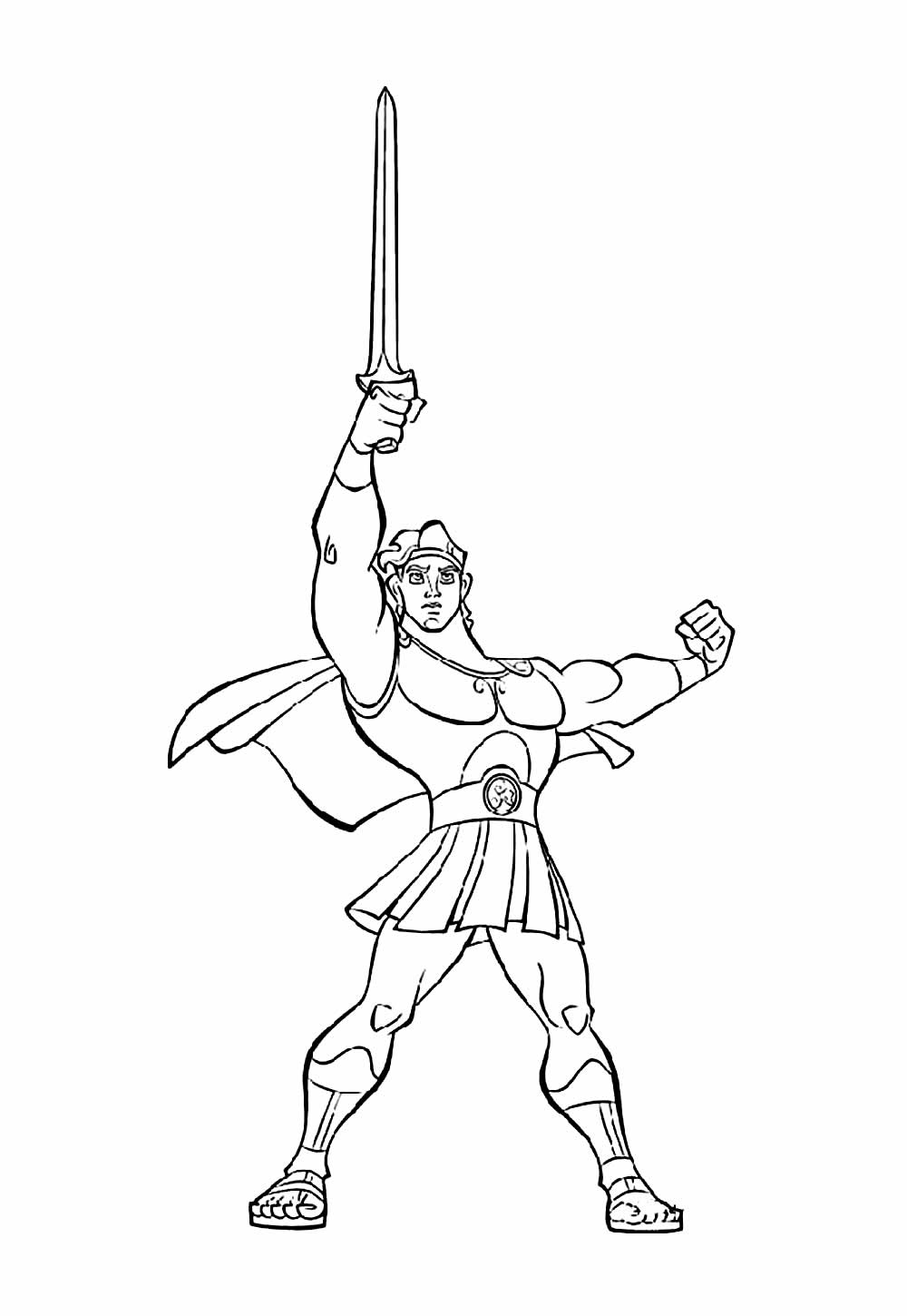 Desenho de Hércules