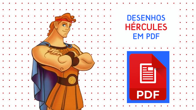 Desenho de Hércules em PDF