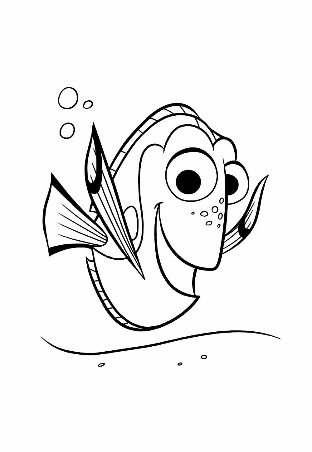 Desenho de Procurando Dory para colorir