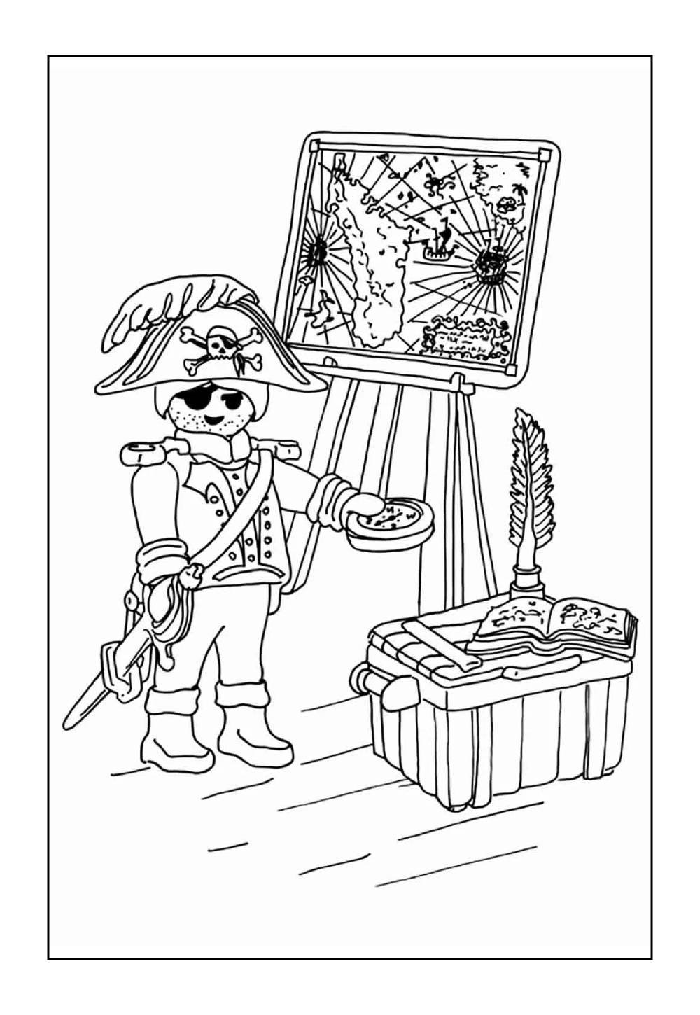Desenhos de Playmobil para colorir