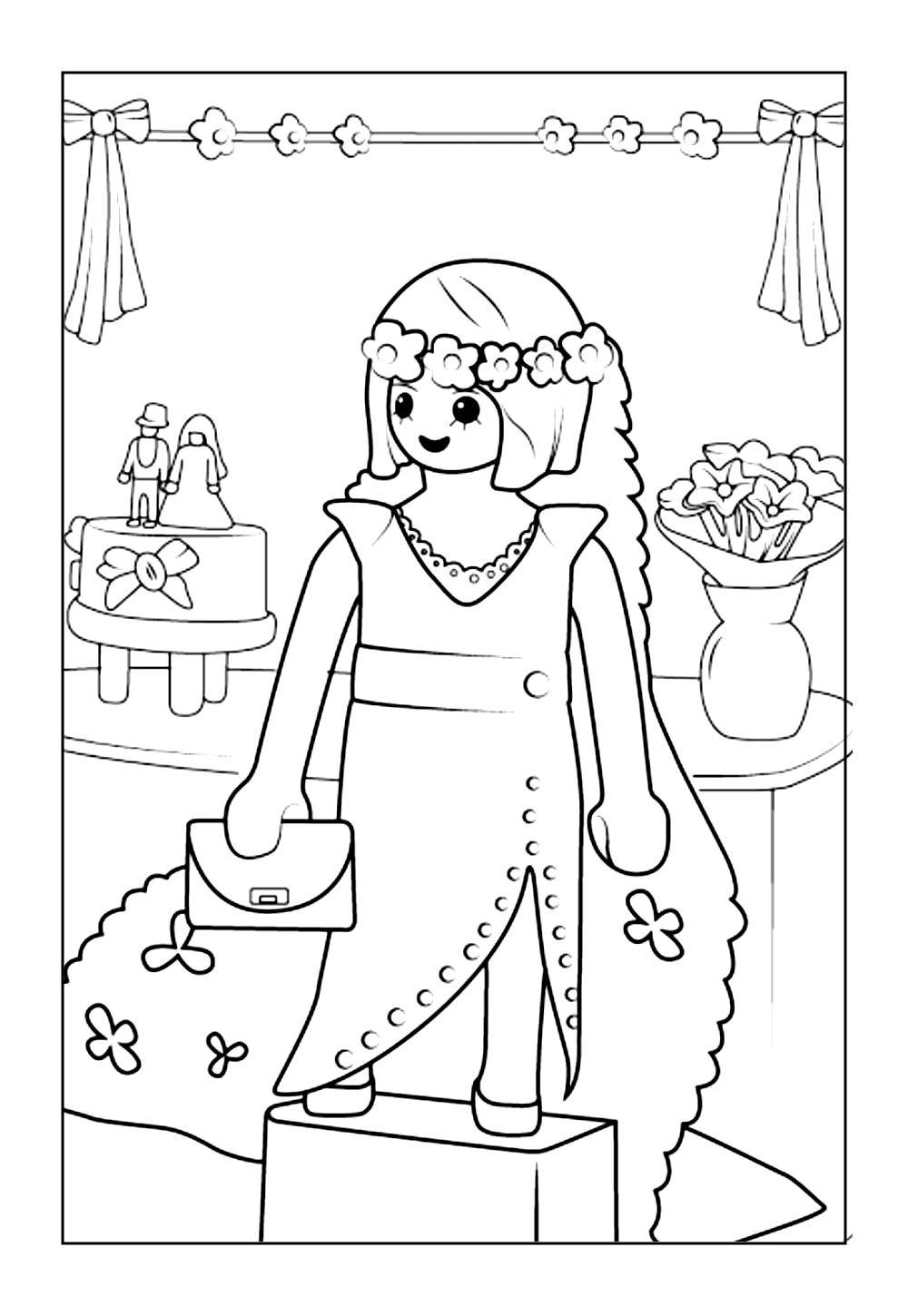 Playmobil para colorir