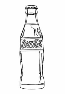 Desenhos da Coca-Cola para Colorir e Imprimir - Tudo Para Colorir