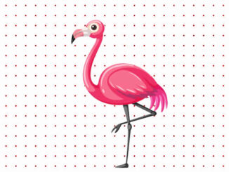 Desenhos de Flamingo para colorir