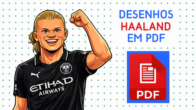 Desenhos de Haaland em PDF