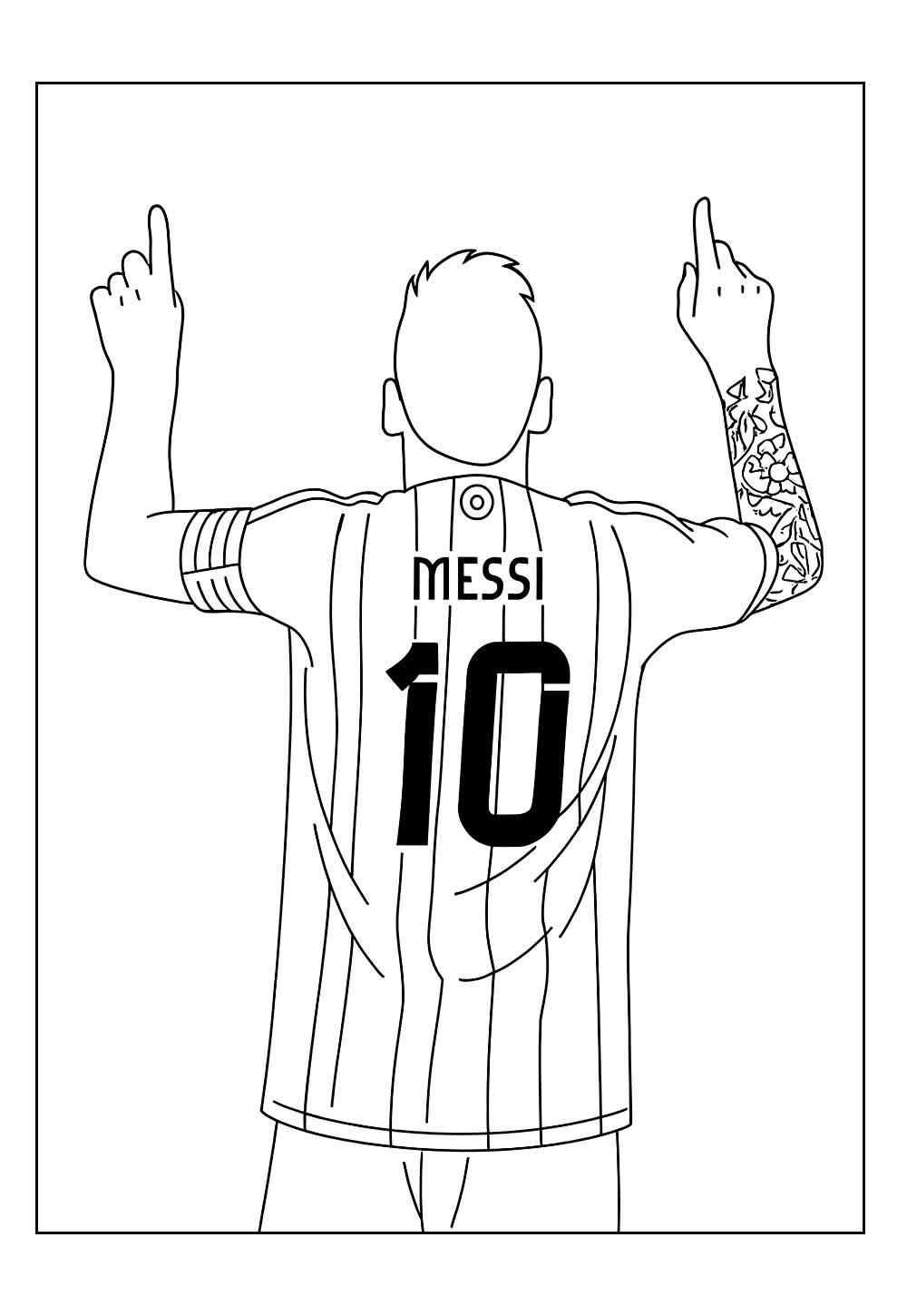 Desenhos De Messi Para Colorir E Imprimir Aprender A Desenhar