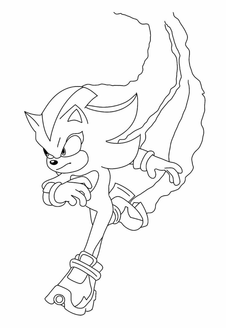 Desenhos de Sonic 3 para Imprimir e Colorir - Tudo Para Colorir
