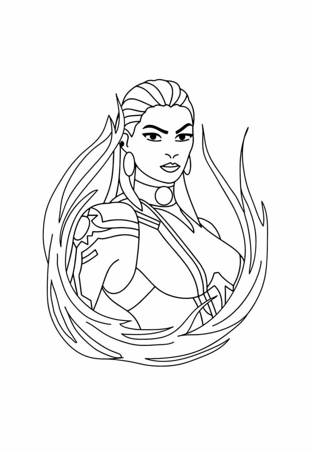 Desenho de Valorant para colorir