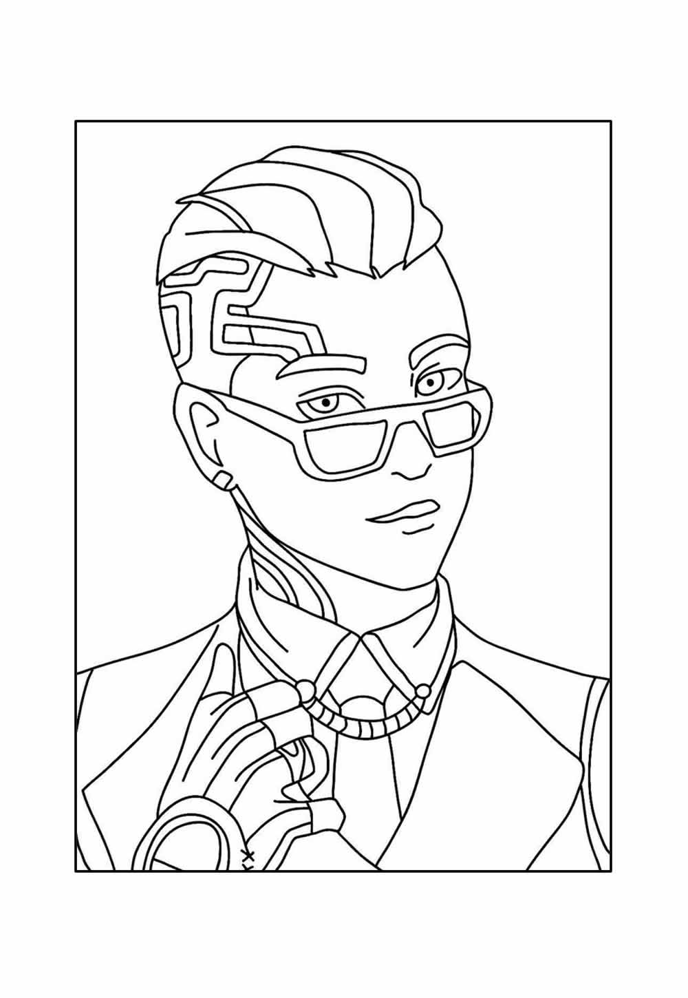 Valorant para colorir