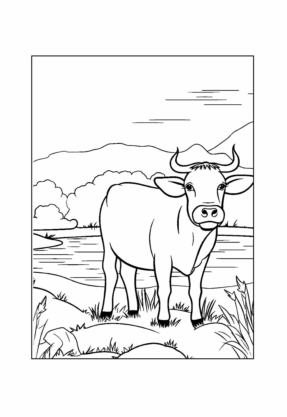 Desenho de Vaca
