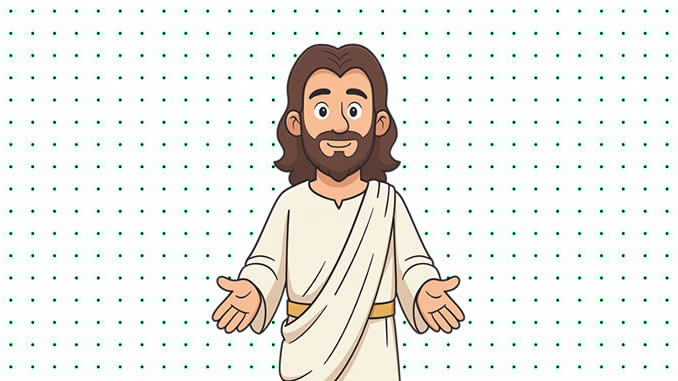 Desenhos de Jesus para colorir