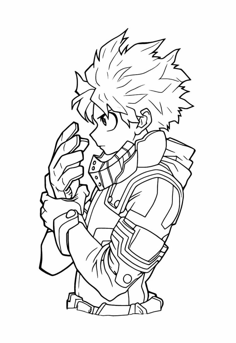 Desenhos de My Hero Academia para Colorir e Pintar - Tudo Para Colorir
