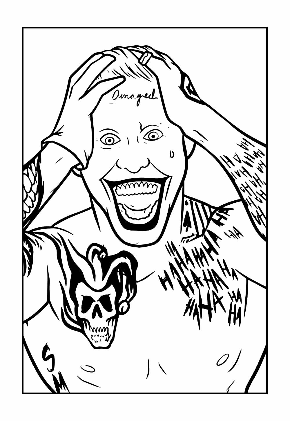 Desenho do Esquadrão Suicida