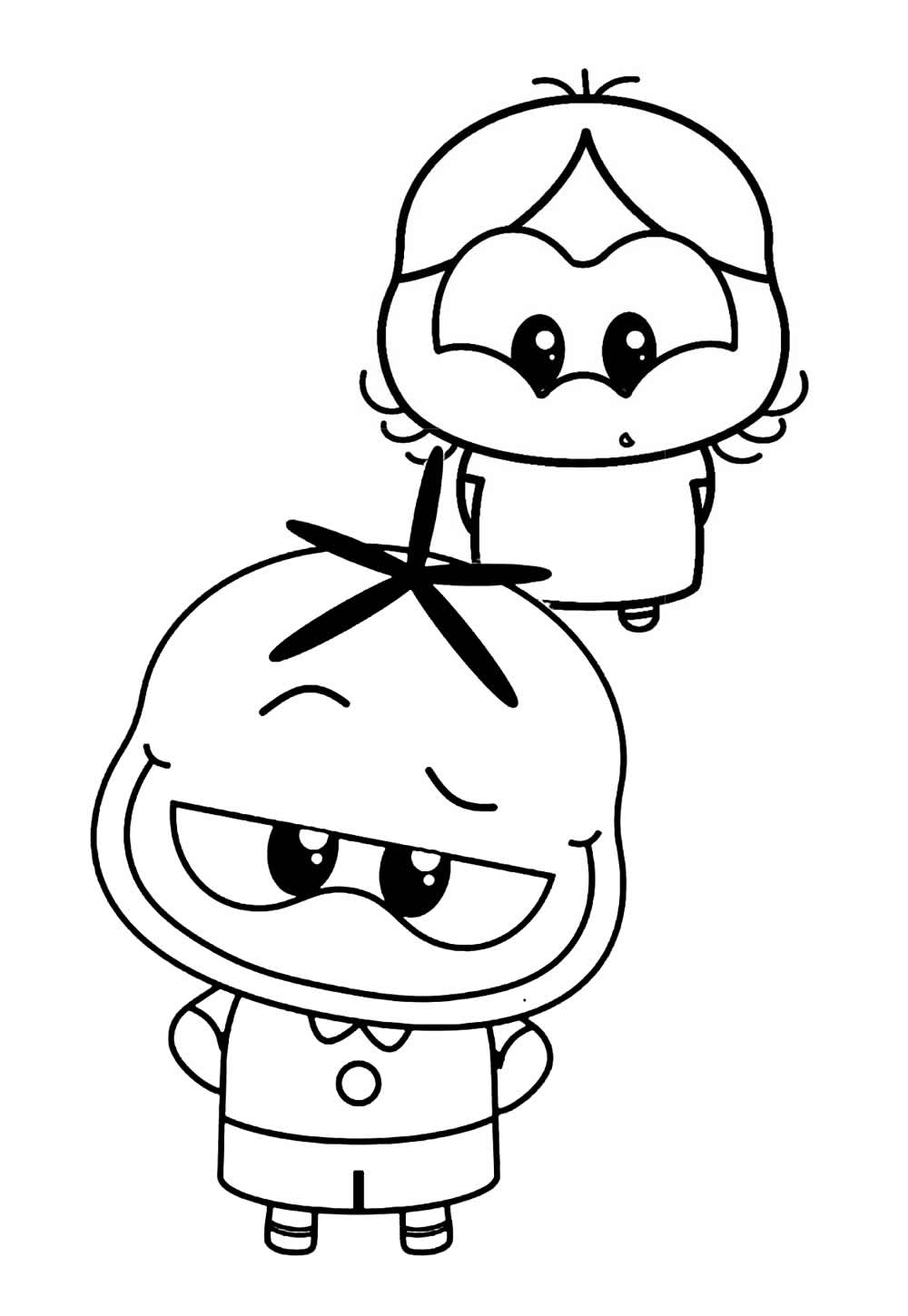 Mônica Toy - Cascão para colorir