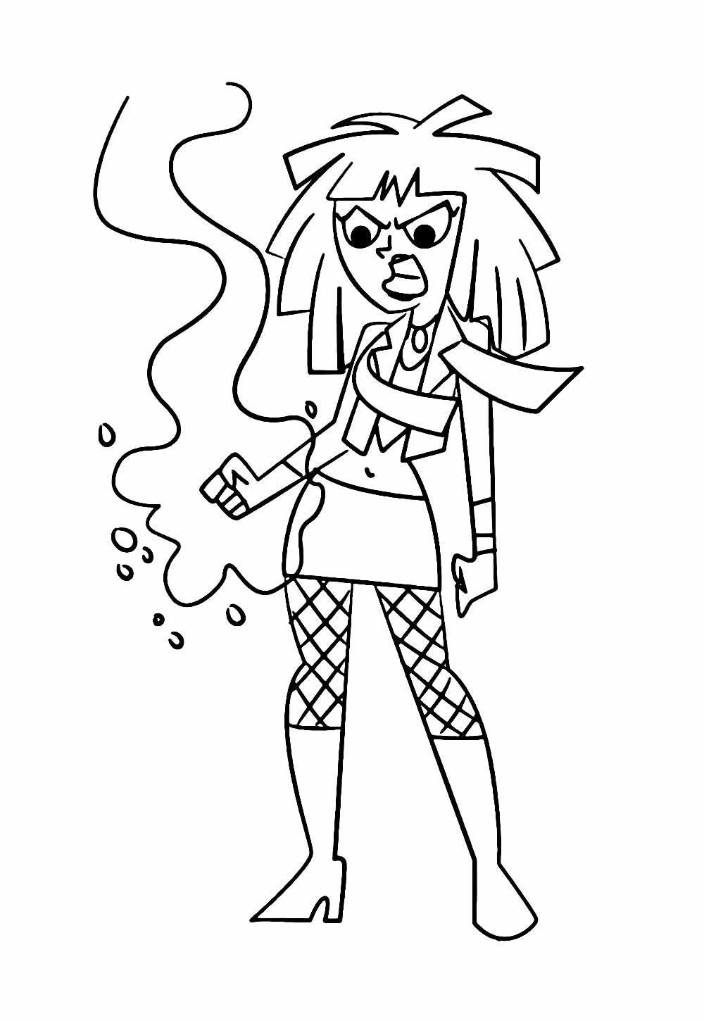 Imagem para colorir de Danny Phantom