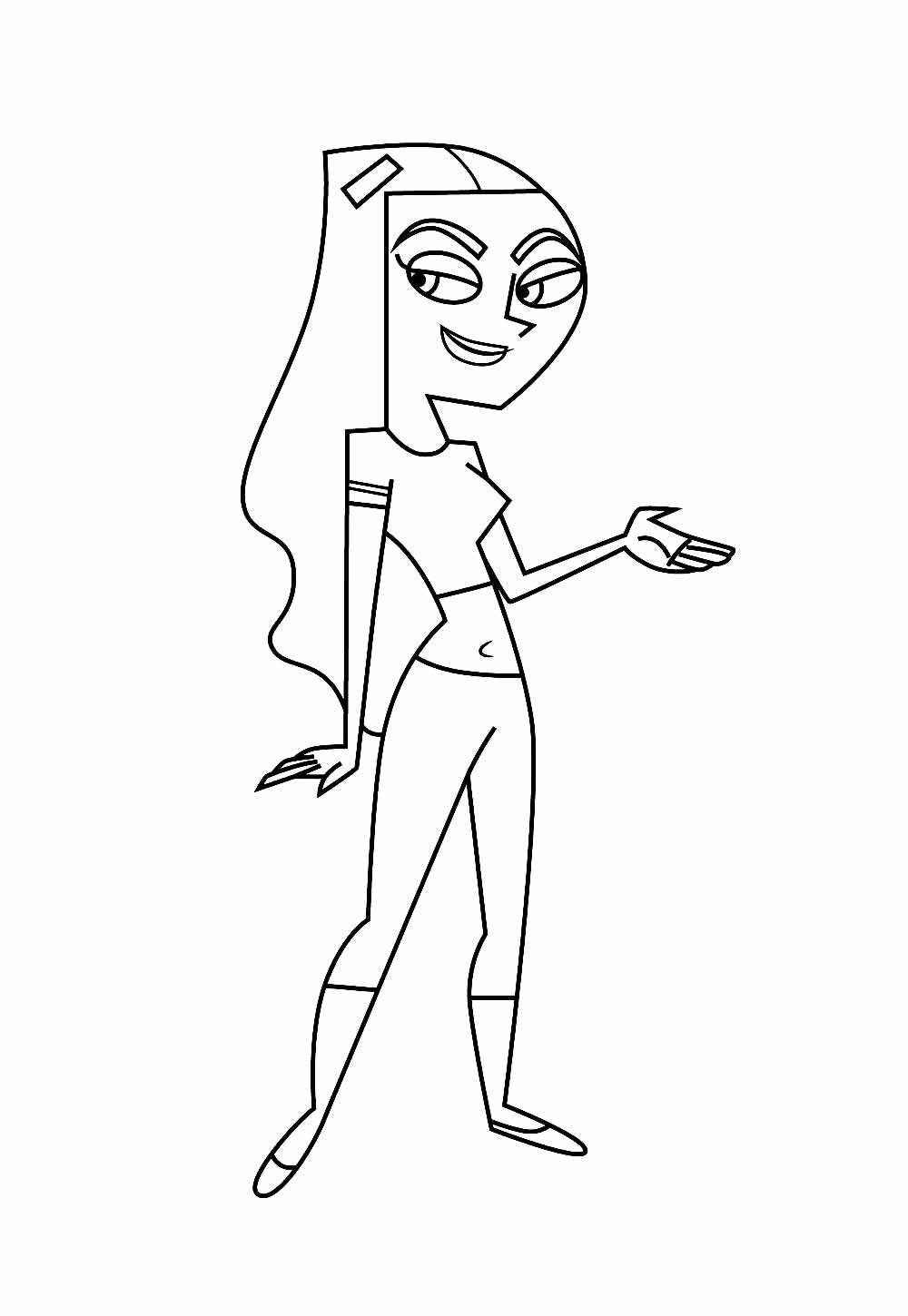 Desenho de Danny Phantom para pintar