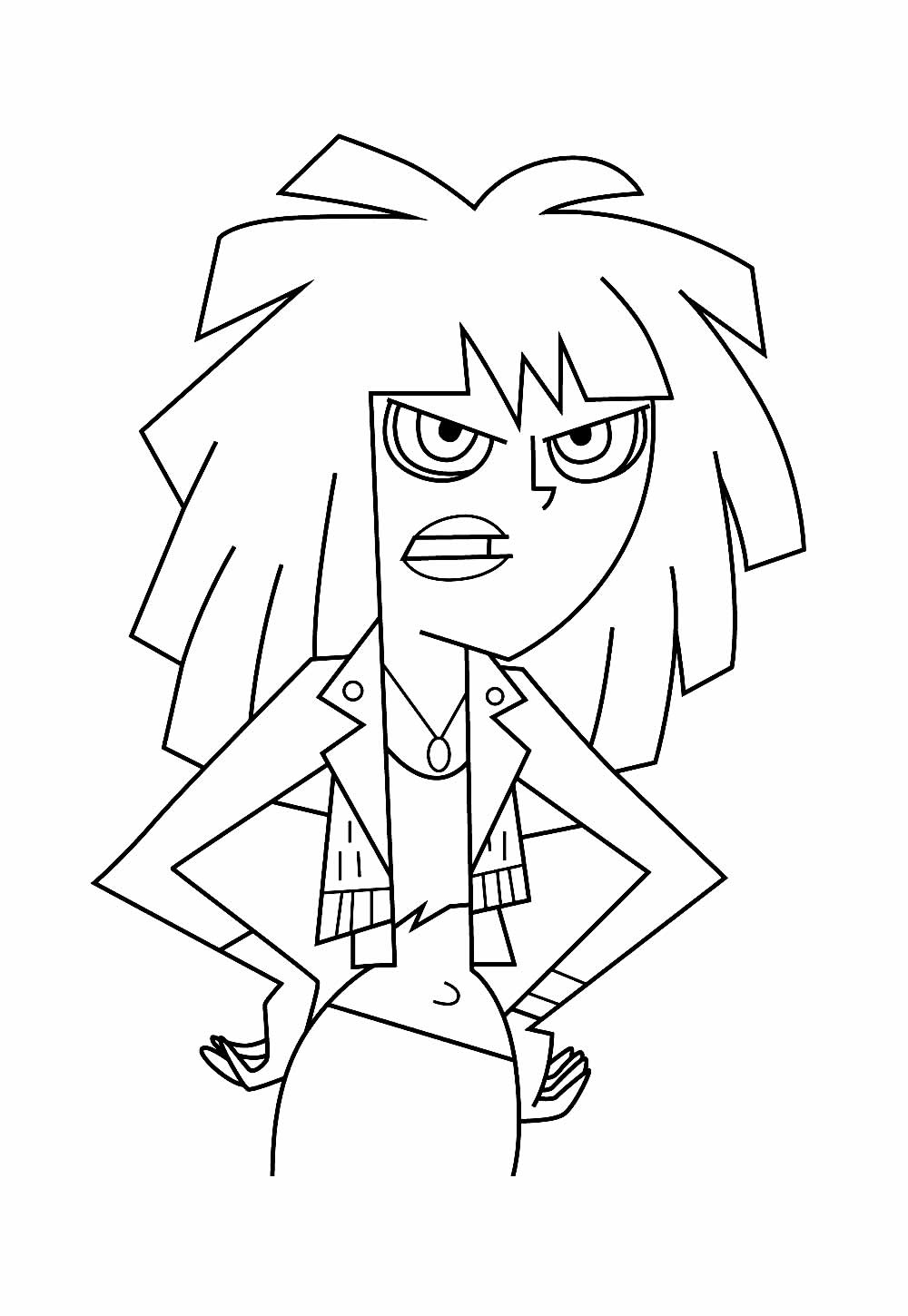 Danny Phantom para colorir