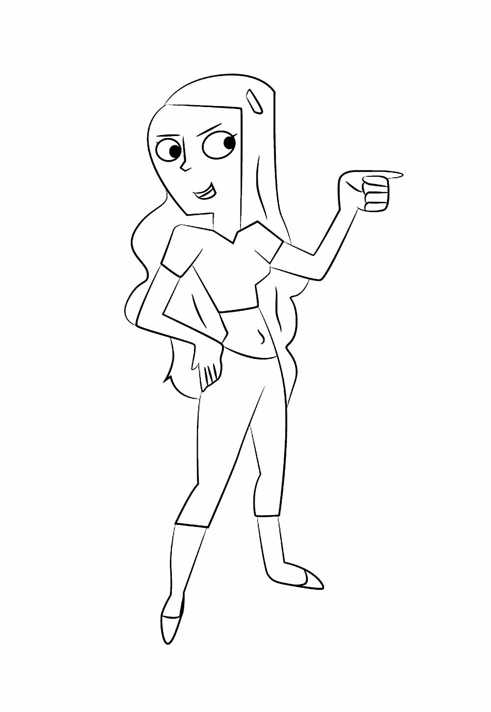 Desenho para pintar de Danny Phantom