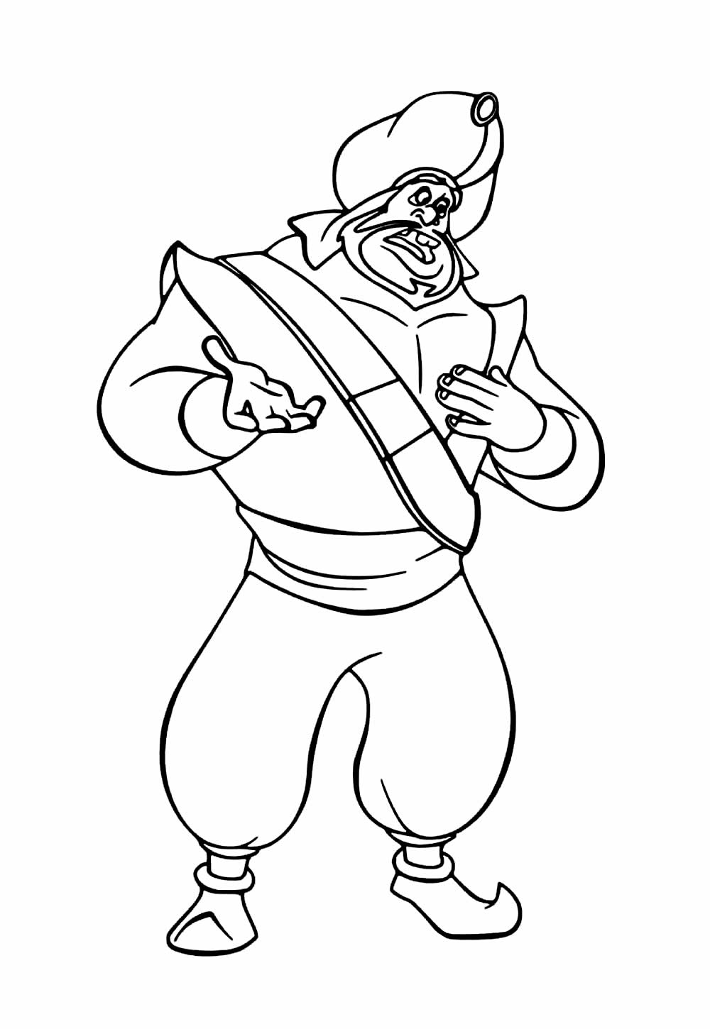 Desenhos Colorir Aladim