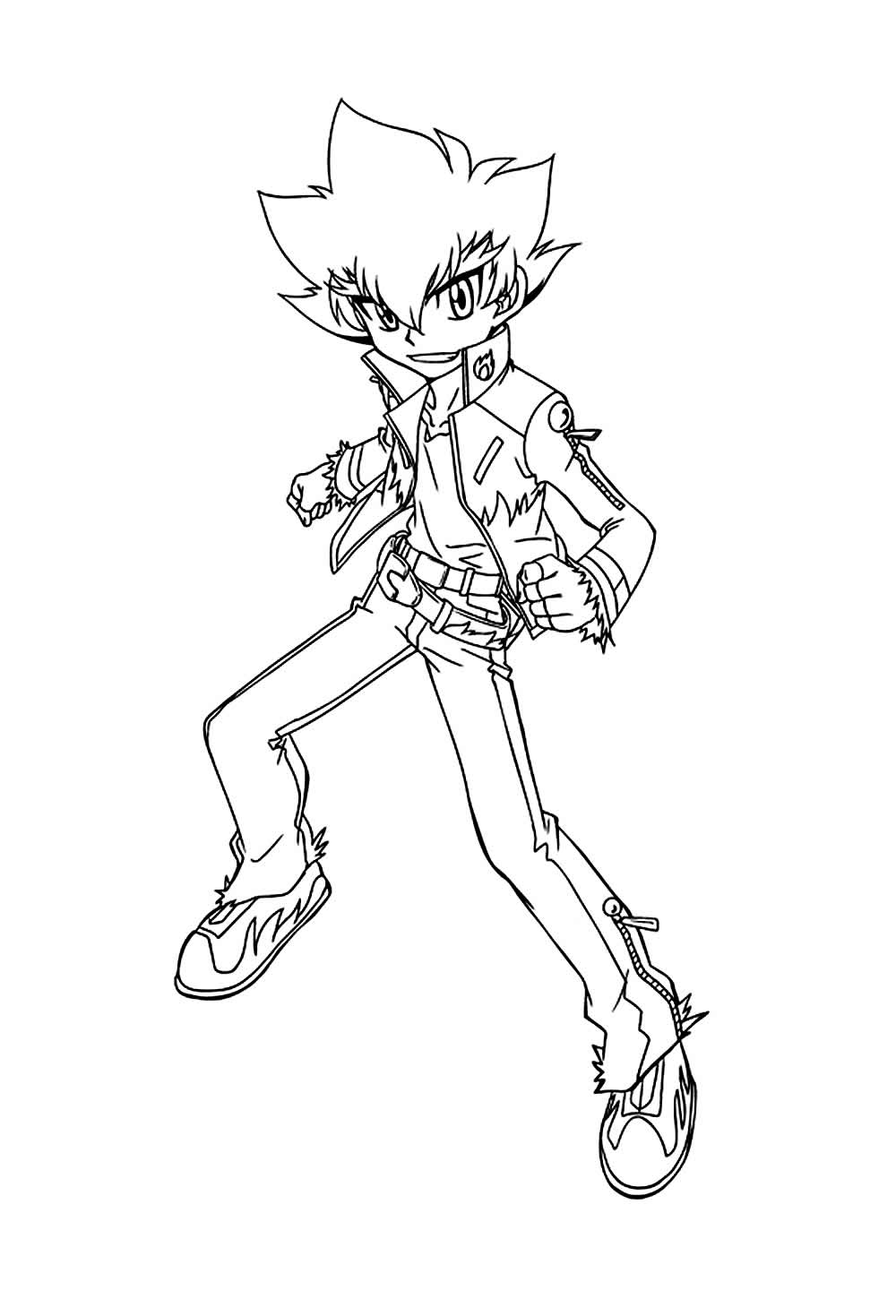 Desenhos Beyblade Pintar