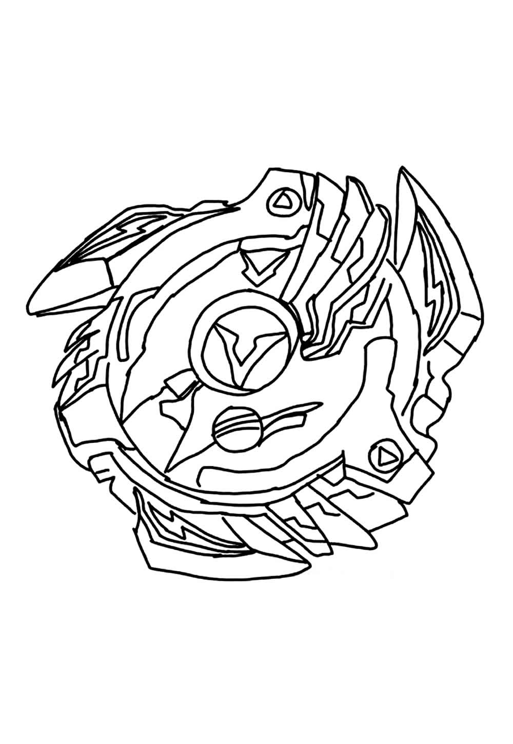Beyblade para pintar