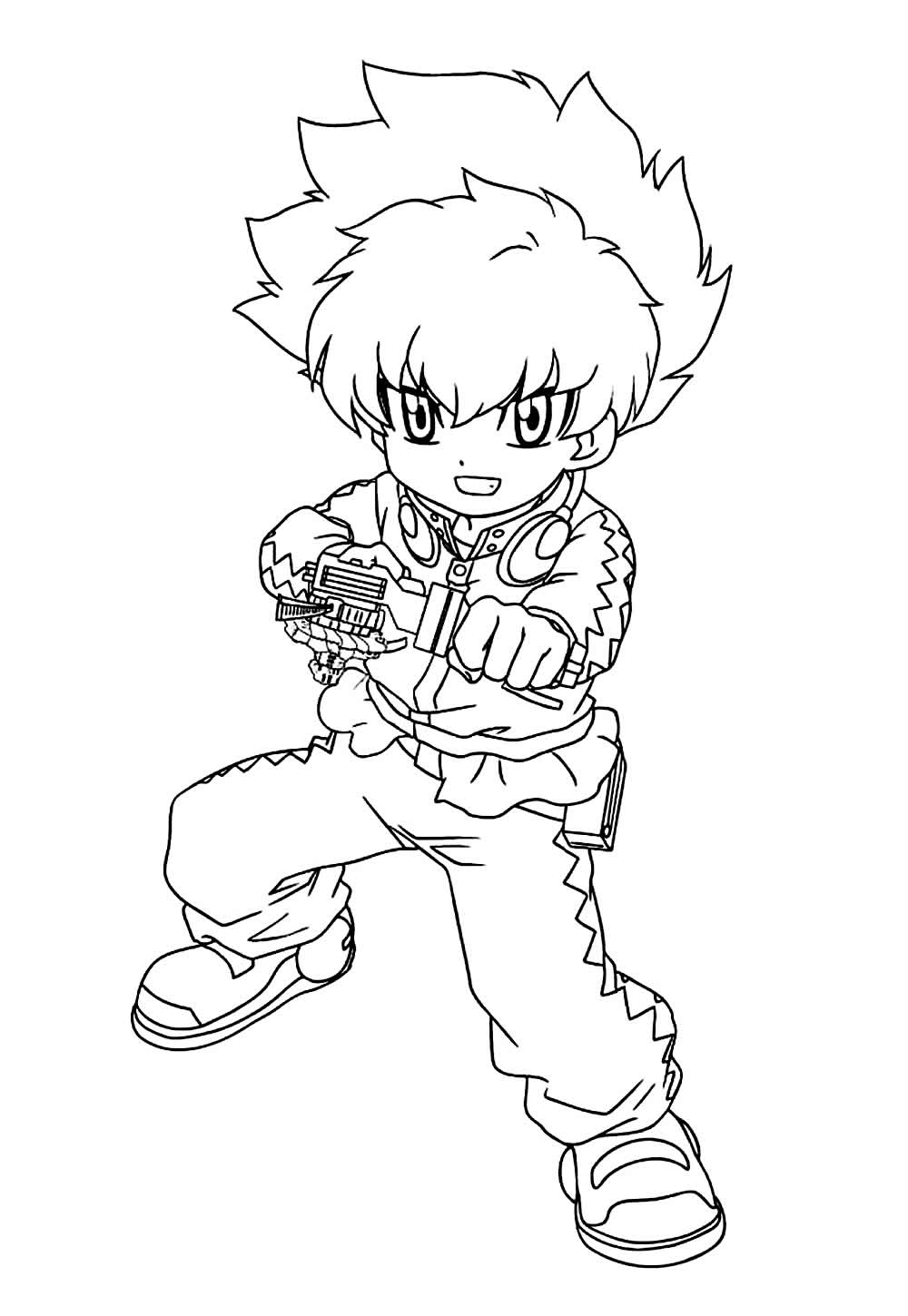 Beyblade para pintar e colorir - Desenho