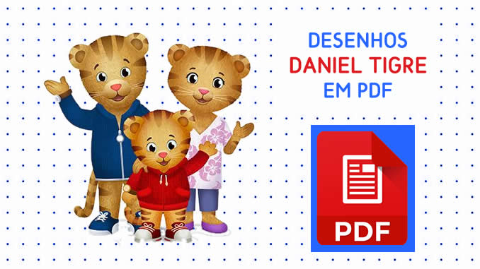 Desenhos de Daniel Tigre em PDF