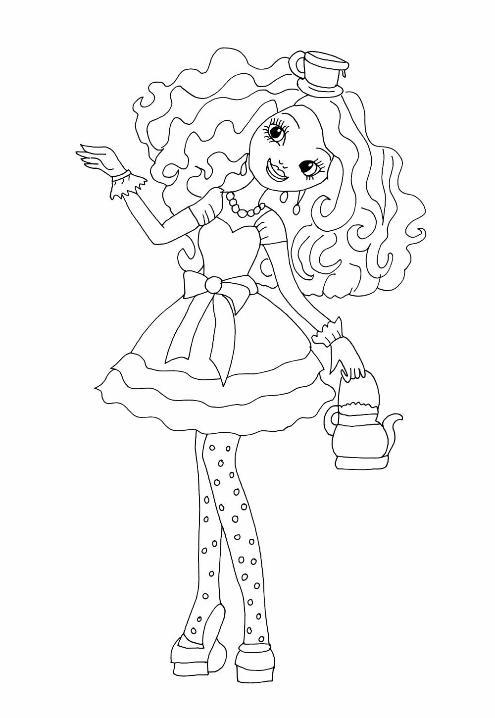 Desenhos de Ever After High para colorir