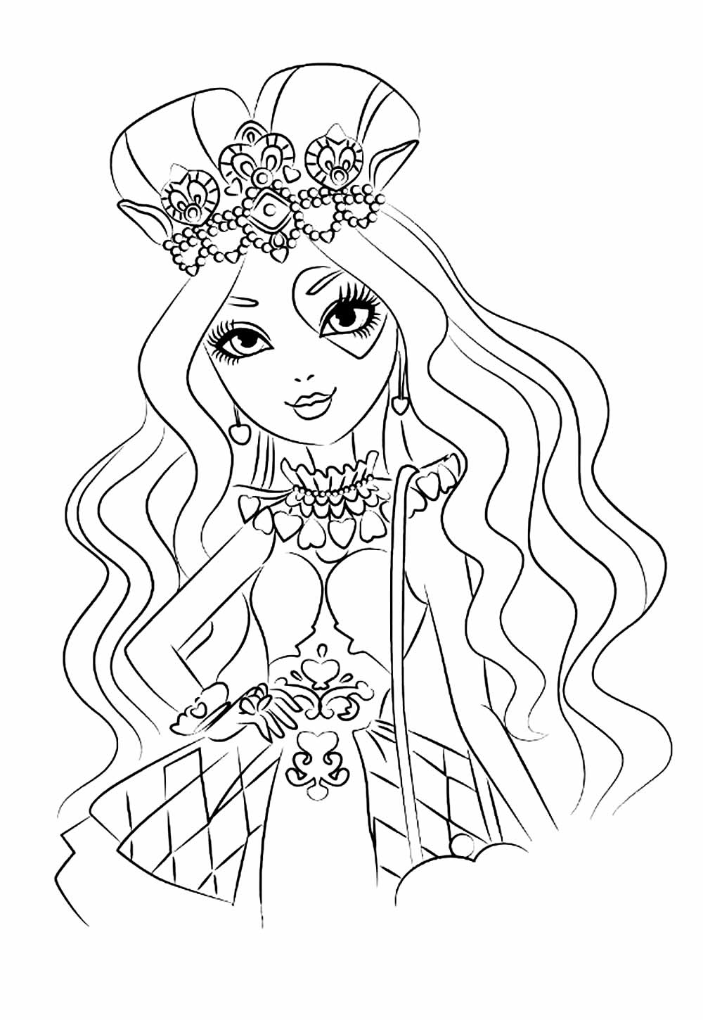 Desenho de Ever After High para colorir