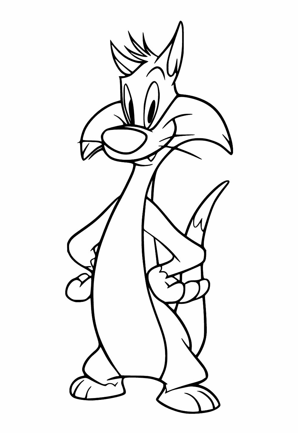 Desenhos Frajola Colorir