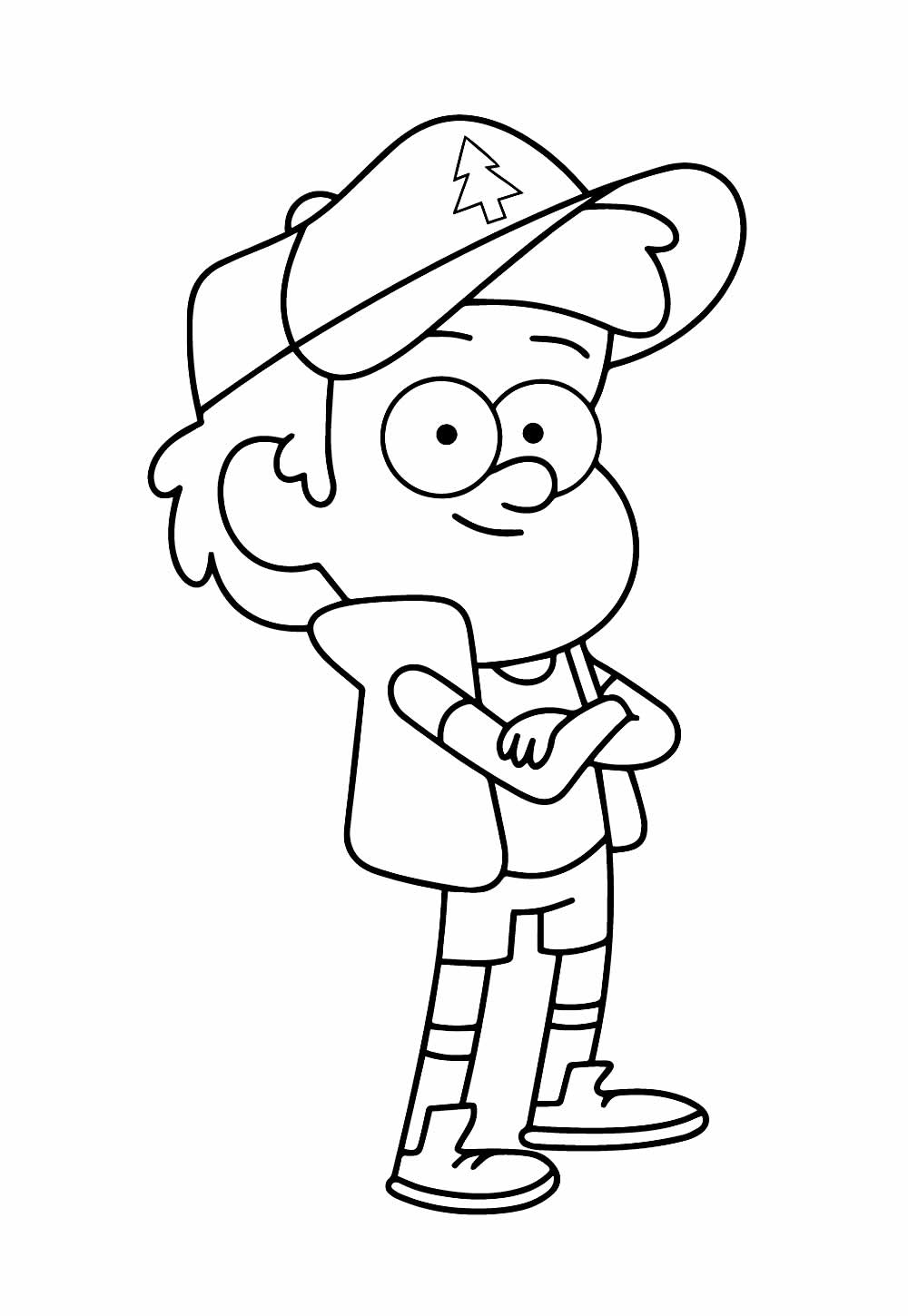 Desenho de Gravity Falls para colorir