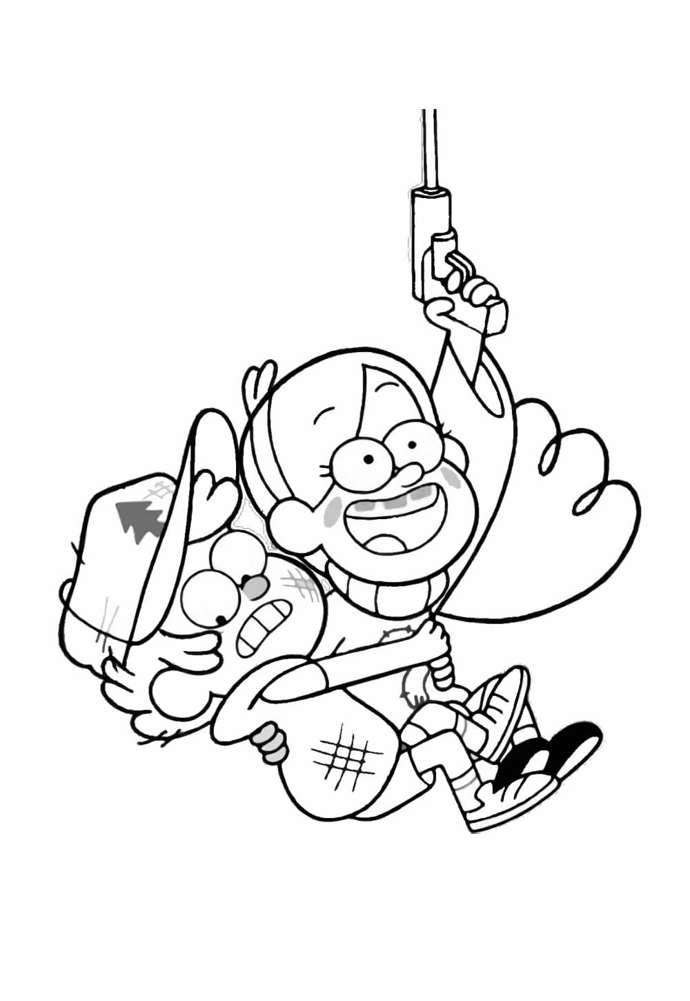 Desenhos de Gravity Falls para colorir