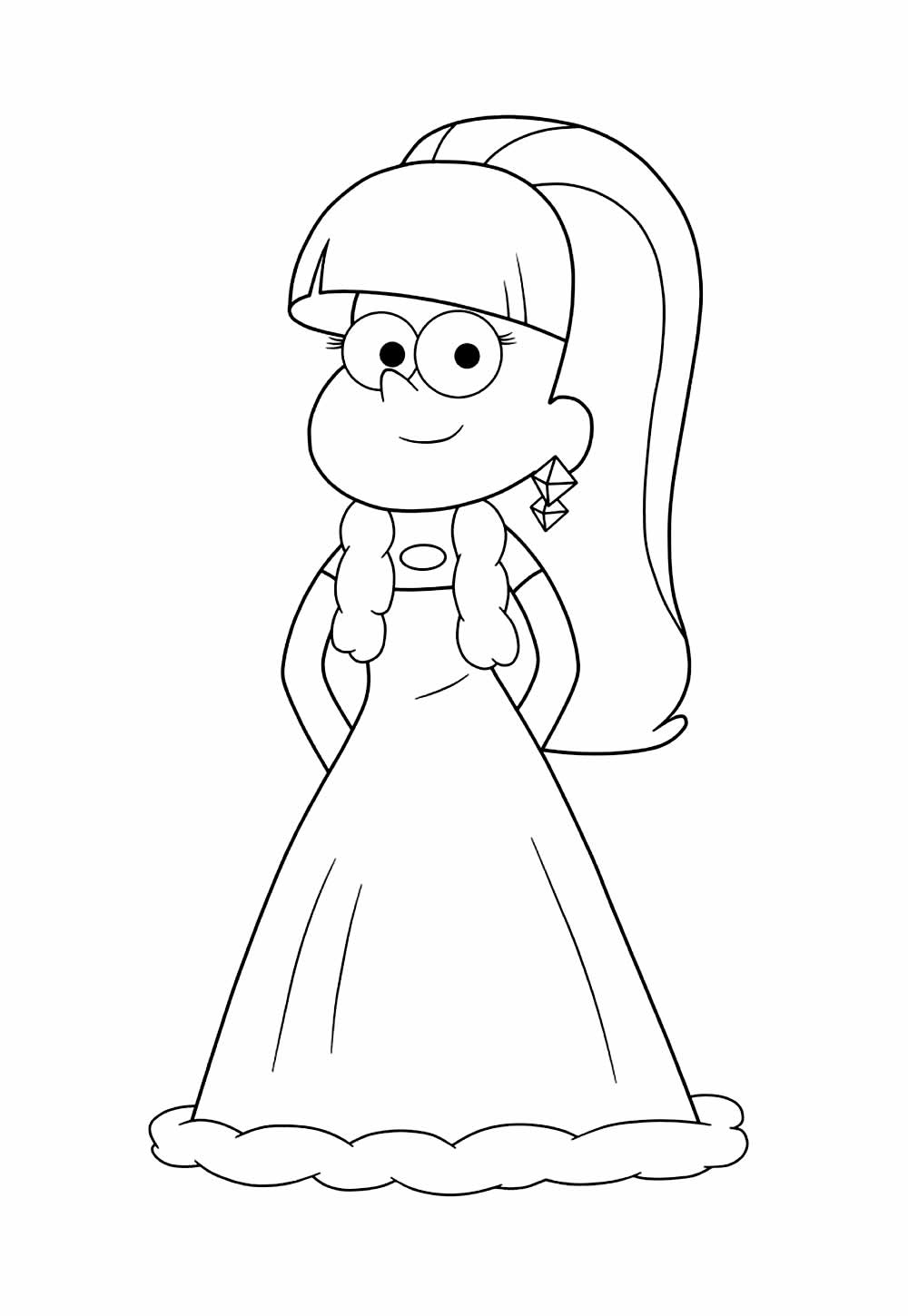 Colorir Desenho de Gravity Falls