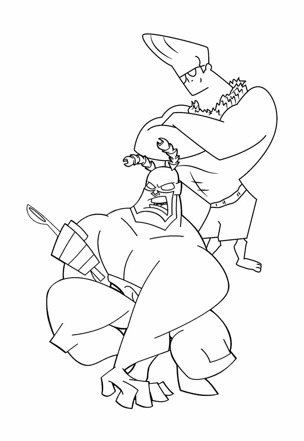 Desenho de Johnny Bravo