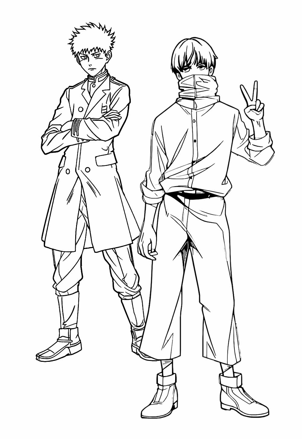 Desenhos Jujutsu Kaisen Pintar