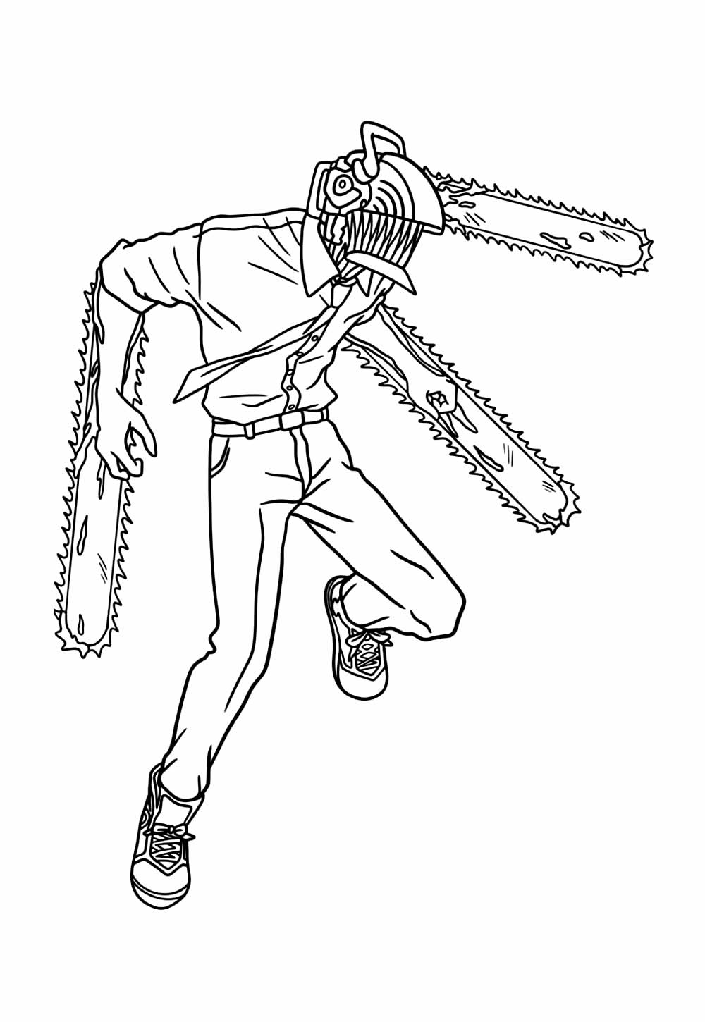 Desenho para colorir de Jujutsu Kaisen