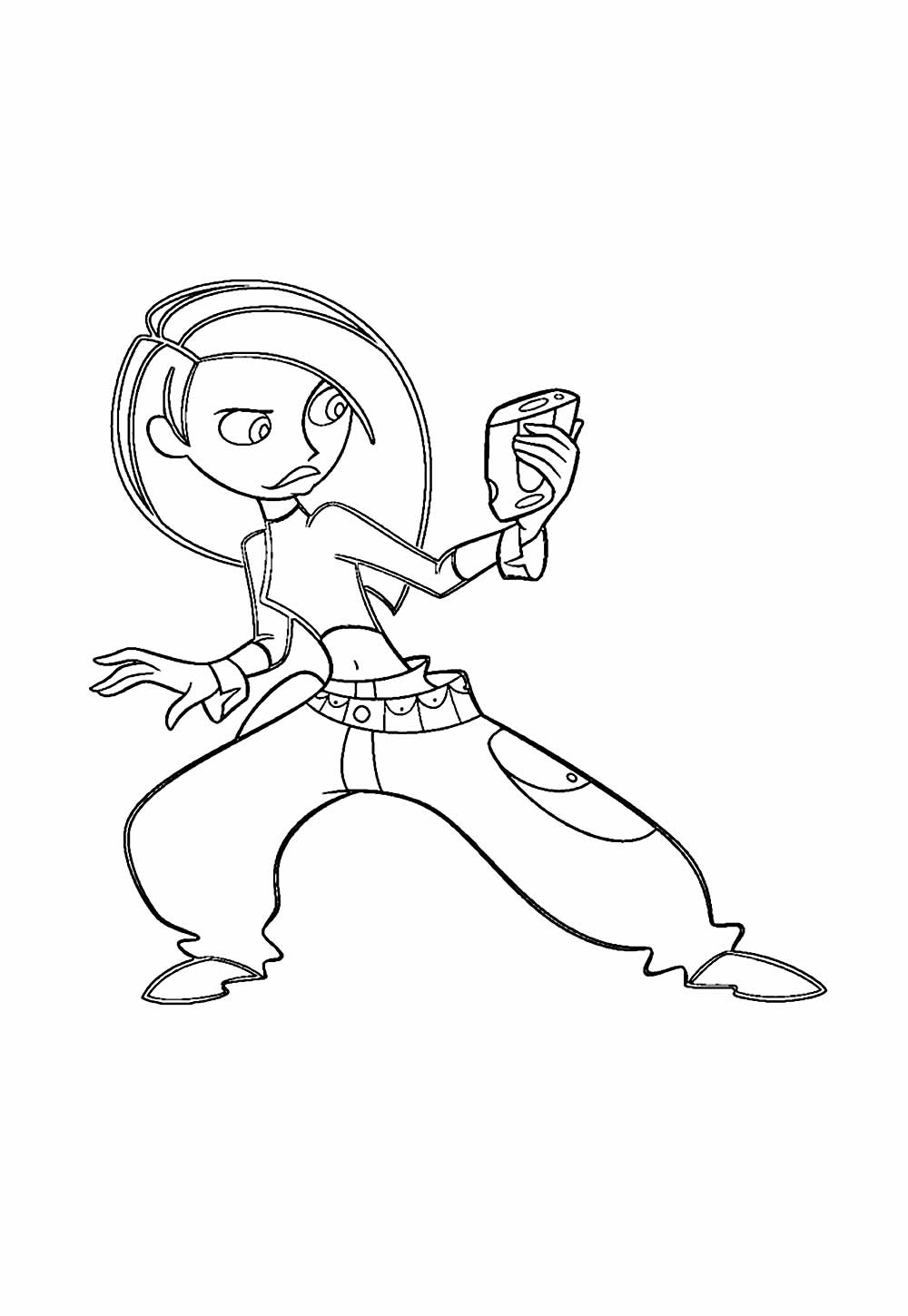 Desenhos de Kim Possible para imprimir