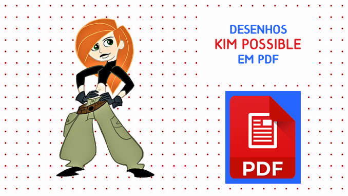 Desenhos de Kim Possible em PDF