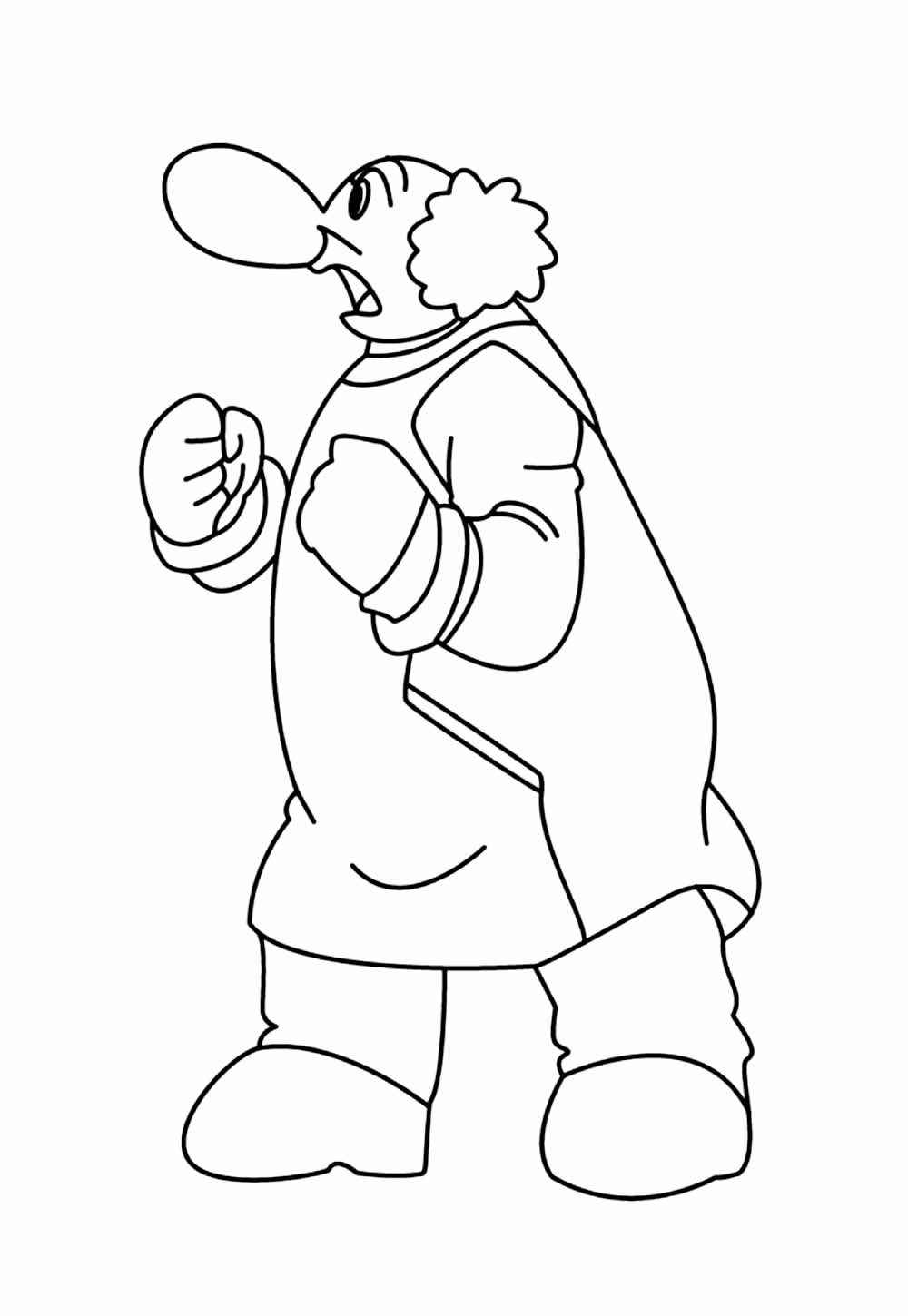 Desenhos de Popeye para colorir e pintar