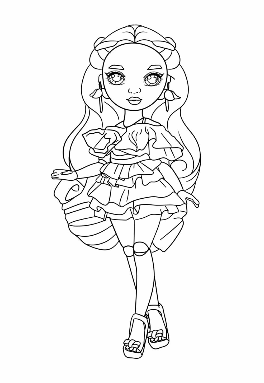 Desenho Rainbow High para Colorir