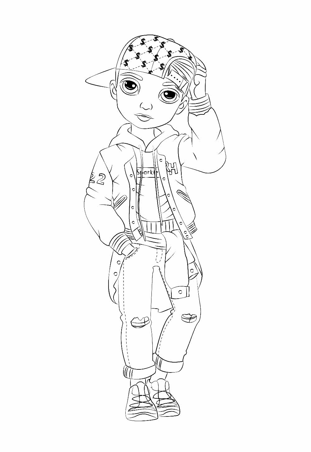 Desenhos de Rainbow High para colorir e imprimir