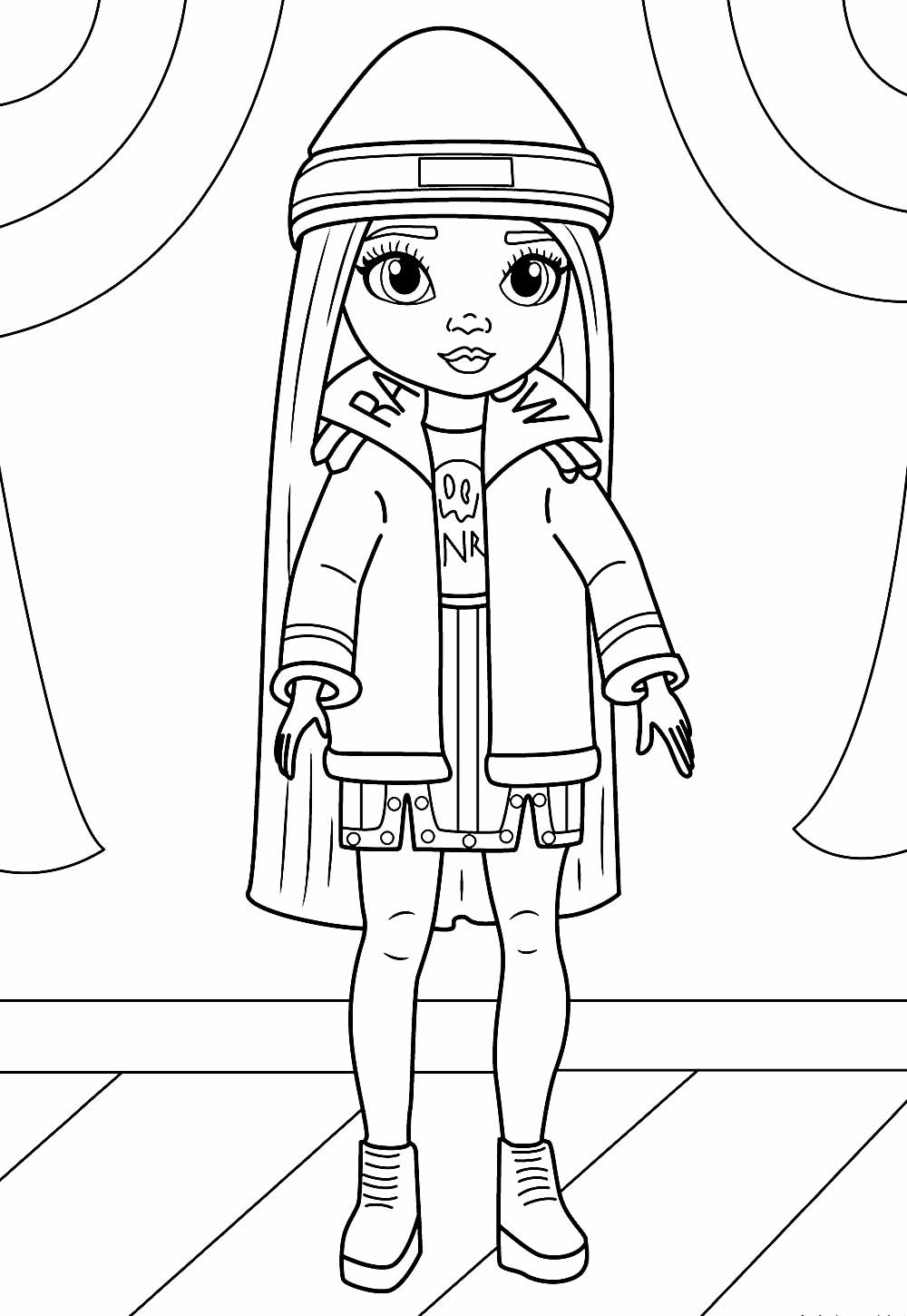 Rainbow High para colorir e imprimir