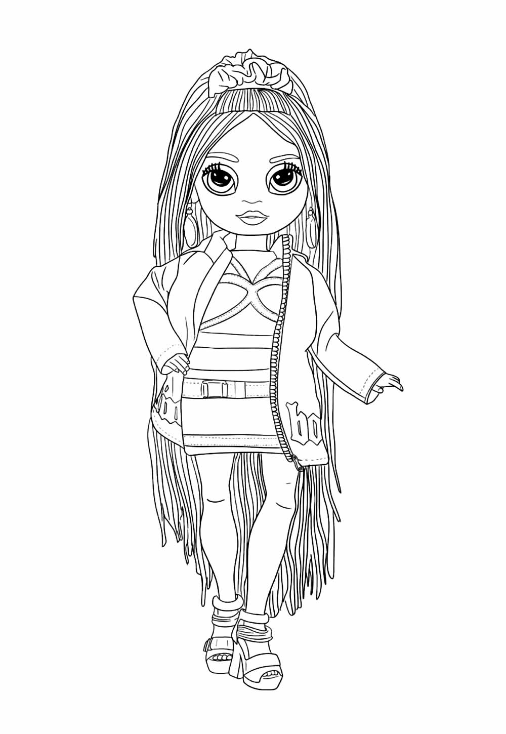 Rainbow High para colorir - Desenhos